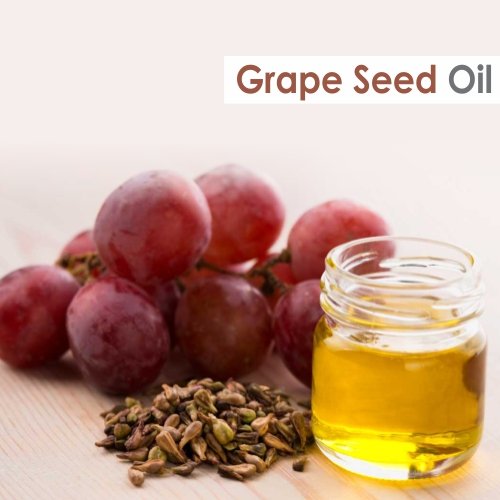 Image of Crysalis Grape Seed (Vitis Vinifera) |100% Pure & Natural Undiluted Carrier Oil Organic Standard /Cold Pressed Oil For Glowing Skin, Healthy Hair, Nourished Face, Rich In Omega 3 - 100ML With Dropper