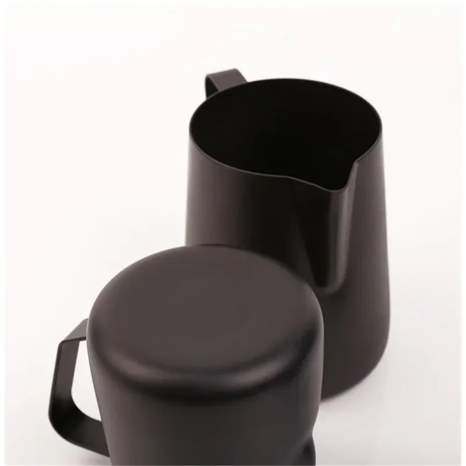 Jarra de espuma leche acero inoxidable con revestimiento antiadherente, jarra crema capuchino artesanal Barista café para Arte de Café(1000ml)