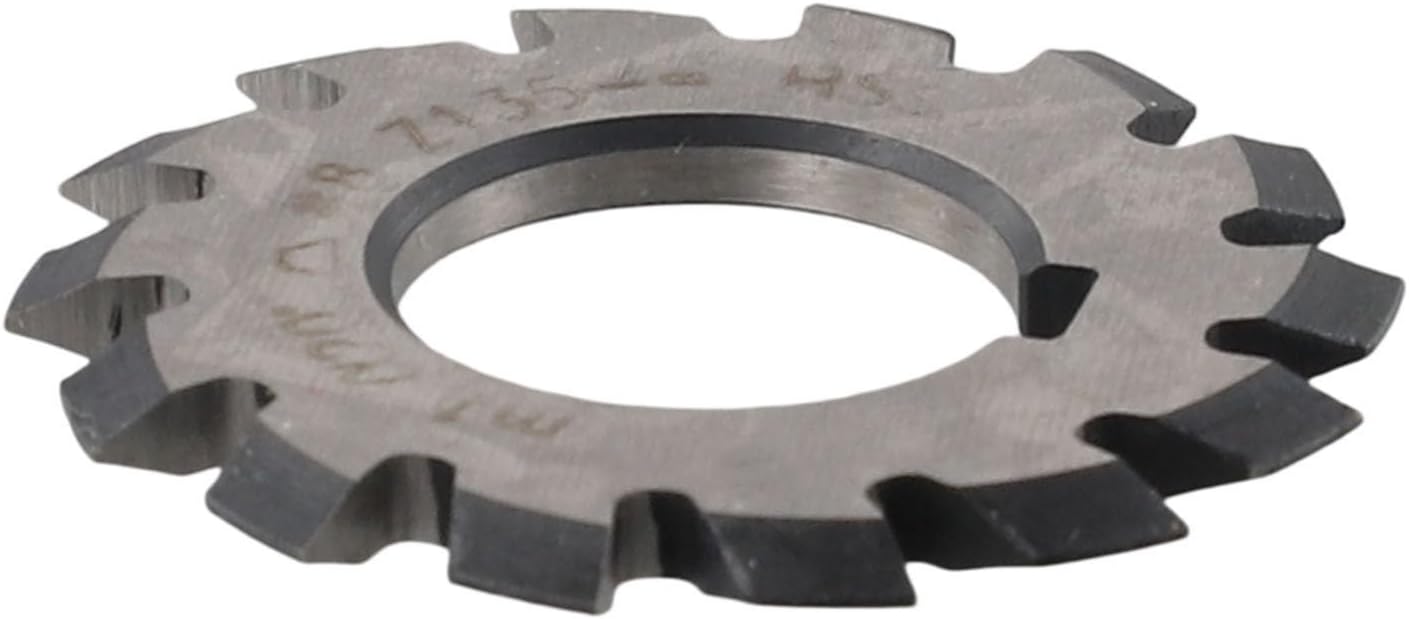 8Pcs HSS M1 Involute Gear Cutters Set For CNC Metalworking 22Mm Bore, 20° PA, #1-8 Gears (12 To 135+ Teeth), High-Speed Steel Milling Tools