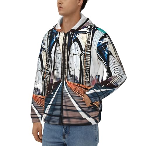 Pull à capuche homme avec cordon de serrage résistant pour un style casual