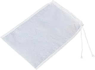 Nut Milk Bag 20pc Colander Reusable Yogurt Tea Cheese Brew Food Fabric Home Nylon Soy Wine cloth Brewing Mesh(A)