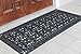 A1 Home Collections Extra Large Doormat, Natural Rubber, 36”x72”, Ideal for entryway, Scrapes Shoes Clean of Dirt & Grime, Heavy Duty Door mat for Indoor Outdoor, Mats for Entry, Patio, Busy Areas