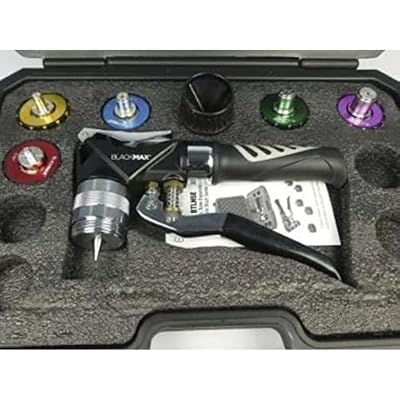 CPS BLACKMAX BTLH5E Premium Hydraulic Multi-Head Tube Expander Kit, with Color Coded Heads for 3/8, 1/2, 5/8, 3/4, 7/8