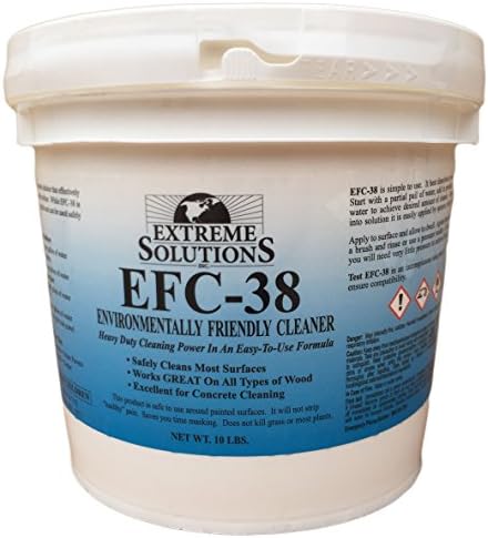 Woodrich Brand Wood Cleaner & Stripper for Wood Decks, Fences, Siding, and Log Cabins - EFC38 - Covers up to 3000 Square Feet