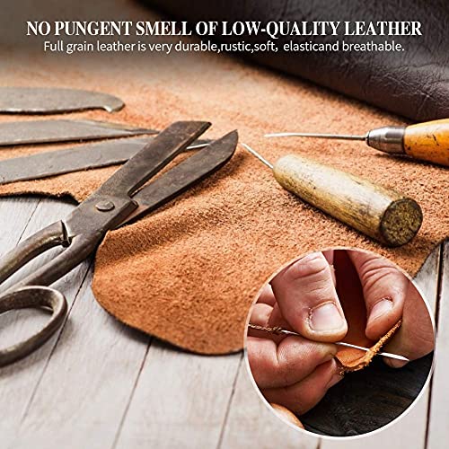 Ringsun Genuine Leather Cast Iron Skillet Handle Cover, Pot Holder Handle Sleeves Heat Resistant Potholder For Cast Iron Cookware Skillet Handle Cover, Rs03 #TOP6