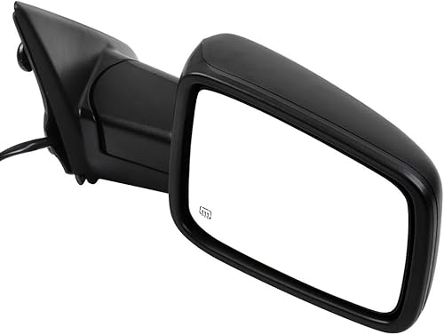 Miniatura 3 de SCITOO Espejo de visión lateral del pasajero lado derecho apto para 2009-2010 para Dodge para Ram 1500 2011-2013 para Ram 1500 Manual Plegable