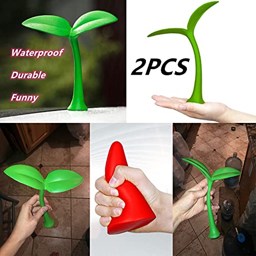 Cqljxkj 2Pcs 3D Car Stickers Car Crash-Proof Devil's Corner Small Tree Sapling Waterproof Stickers Decal Cartoon Car Roof Ornaments Decoration Car Car-Styling Exterior Sticker Accessories #TOP6