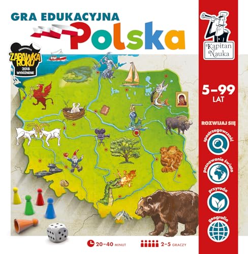 Jeu éducatif Pologne Kapitan Nauka pour animer vos après-midi en famille le week-end
