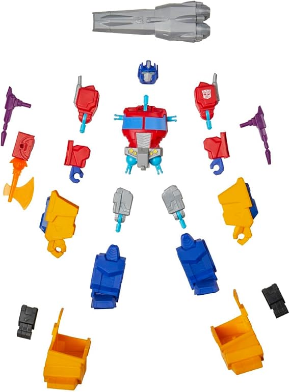 Transformers MixMashers Optimus Prime özel kombine edilebilir Deluxe aksiyon figürü ve aksesuarları