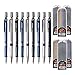 Kaimeilai 9 matite meccaniche da 2,0 mm, matite meccaniche con 6 scatole di ricariche, matite meccaniche, matite meccaniche, matite automatiche, colore e nero, per disegnare