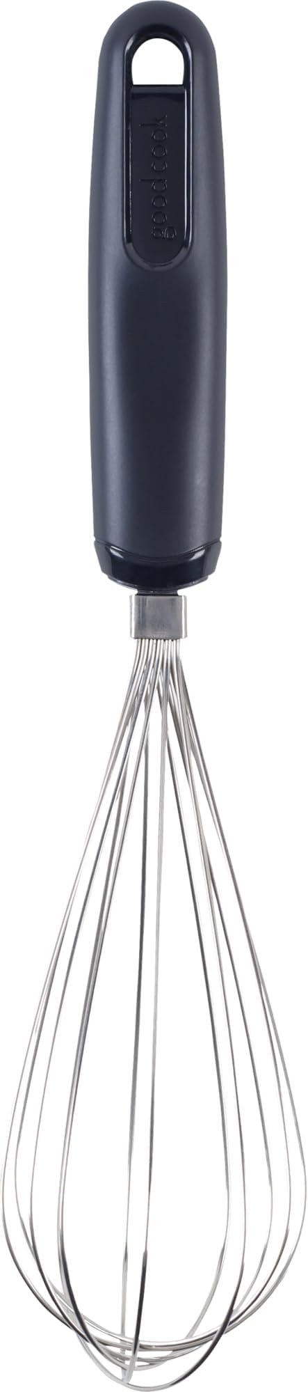 Everyday Balloon Whisk with Stainless Steel Wire Whips and Comfort Handle, 10.5-Inch, Black