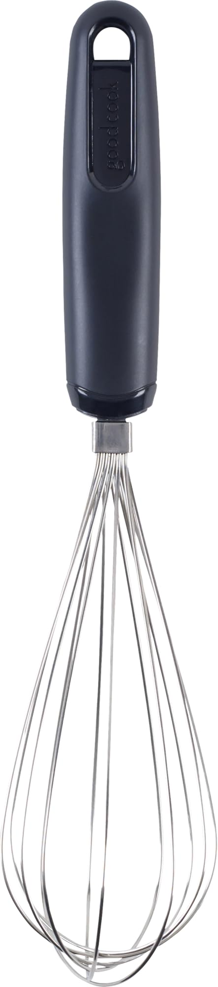 GoodCook Everyday Balloon Whisk with Stainless Steel Wire Whips, 10.5-Inch, Black