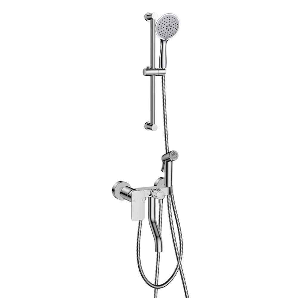 Système de douche mélangeur 3 fonctions avec douchette galvanisé