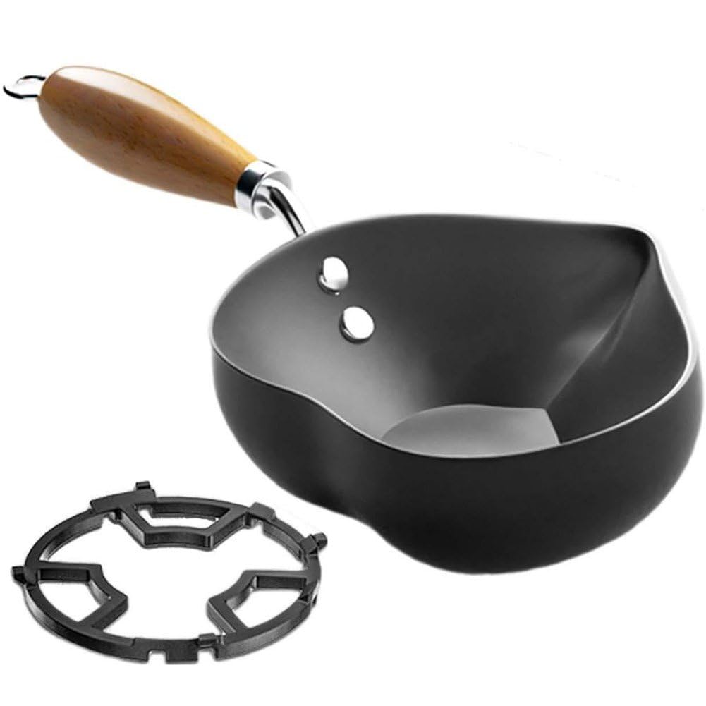 Casserole antiadhésive avec support mini pot chauffant de lait et sauces