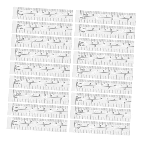 Ruban à mesurer papier jetable Lurrose | 100 pièces double face