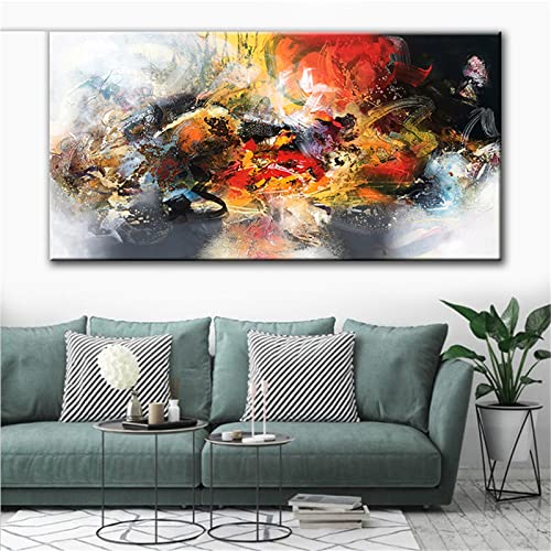 Broderie diamant cadeau : kit complet peinture 5D art abstrait 40x120cm