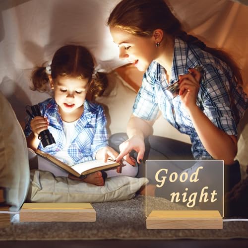 Miniatura 6 de Mecctuck Base De Visualización De Luces Led, Base De 3 Unidades, Base De Luz, Base De Madera, Base De Pantalla Led, Base De Madera Iluminada, Base De Luz Usb Iluminada, Base Rectangular De Madera