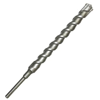 1-3/4 Inch x 22 Inch SDS MAX Rotary Hammer Drill Bit U-Flute - Masonry Drill Bits with Carbide Tipped for Brick, Stone, Concrete SDS MAX Divers ONLY 1-3/4x22
