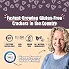 Maine Crisp Olive & Za'atar Crisps, 4 Pack, Gluten Free Crackers - Grain Free, Non-Gmo - Sweet & Savory Flavor, for Cheese board, Salad topping & Jams #4
