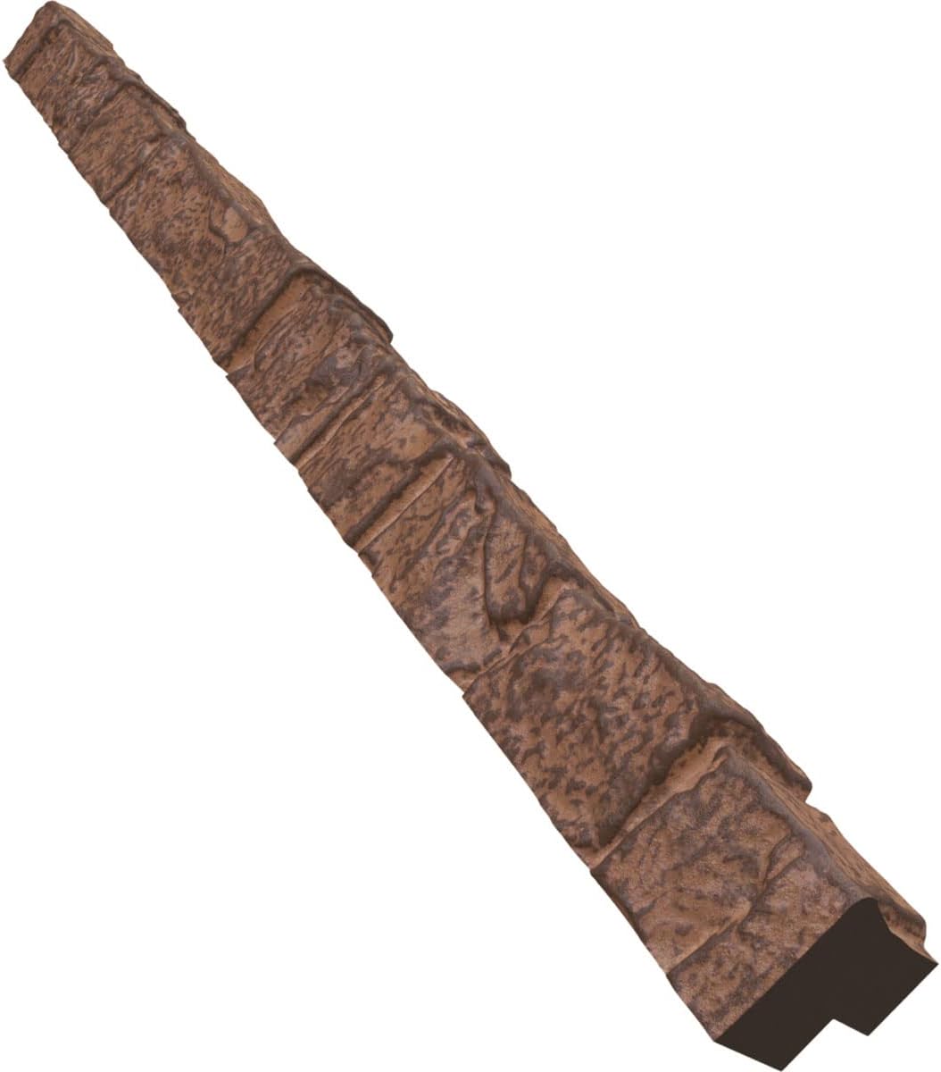 Ekena Millwork 3"W x 3"D x 48"H Universal Outside Corner for StoneWall Faux Stone Siding Panels, Sedona