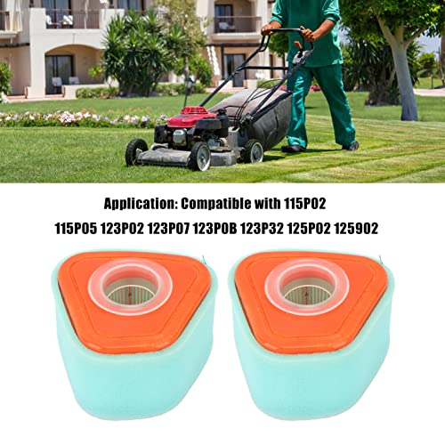 TOPINCN 2 Pcs Lawn Mower Engines Air Filter Cleaner Elements for 115P02 115P05 123P02 123P07 123P0B 123P32 125P02 125902 Air Filter With Pre Filter 595853 - Image 3