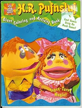 Perfect Paperback H.R. PUFNSTUF GIANT COLORING & ACTIVITY BOOKS - Topsy-Turvy Magic! Book