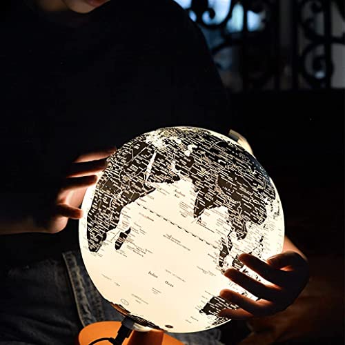 Globo Modelo Globo mundial 10 polegadas globo geográfico iluminado globo educacional com luz ajustáv