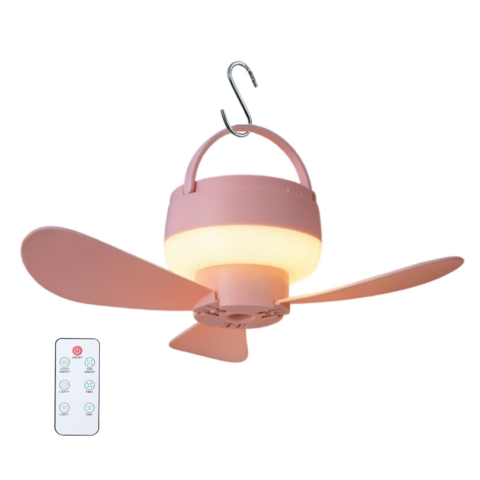 Ventilateur de plafond USB rechargeable pour vos nuits sous la tente de camping