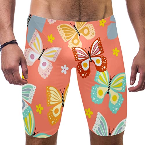 Traje de baño para hombre diseño de mariposa estampado animal multicolor XXL exclusivo