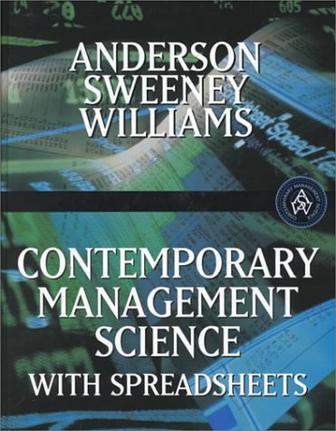 Contemporary Management Science with Spreadsheets 0324054947 Book Cover