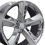 OE Wheels LLC 20 inch Rim Fits Dodge Challenger SRT Wheel DG05 20x9 Chrome Wheel Hollander 2357