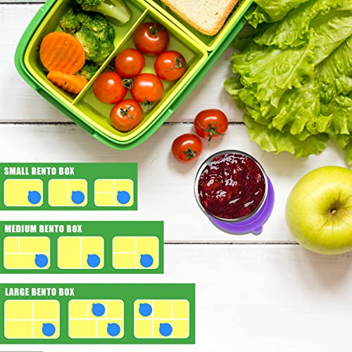 Efobo 6 Piece Salad Dressing Container To Go, 1.7Oz Reusable Small Containers With Lids, Fits In Bento Box For Lunch, Stainless Steel Leakproof Condiment Cup, Easy Open, Dipping Sauce Cups #TOP3