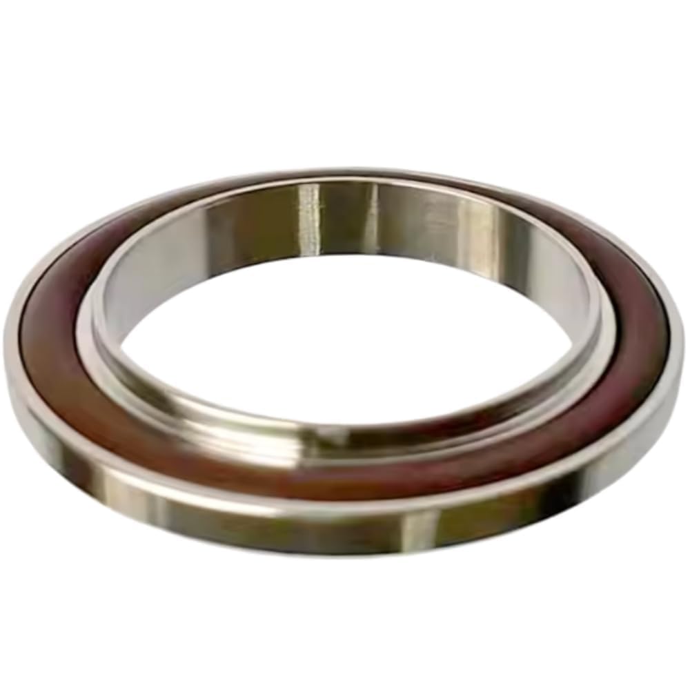 2 piezas de accesorios de sobrepresión de anillo de centrado, sello de vacío de acero inoxidable FKM y 304(KF50-4MM)