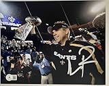 Sean Payton Signed New Orleans Saints 8x10 Photo Bas Beckett - Sports Memorabilia