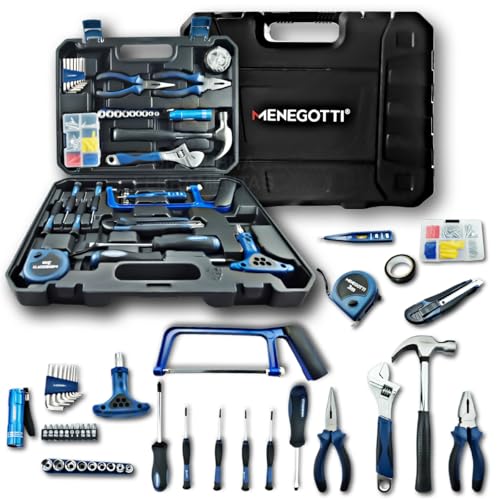 Jogo de Ferramentas Profissional Menegotti 135 Peças com Maleta