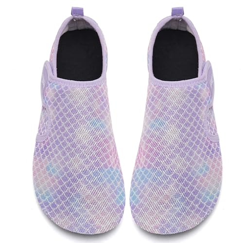 Image of WateLves Water Shoes for Women Men Swim Beach Aqua Socks Quick Dry Barefoot House Slippers Travel Shoes with Adjustable Magic Tape for Pool Diving Boating Yoga Surf