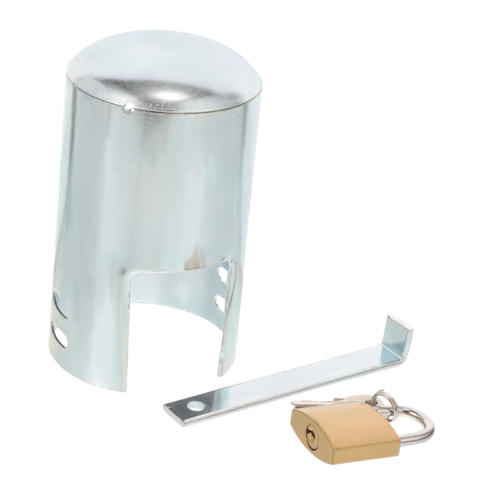Couvercle de robinet extérieur verrouillable en fer anticorrosion pour protection de jardin mural