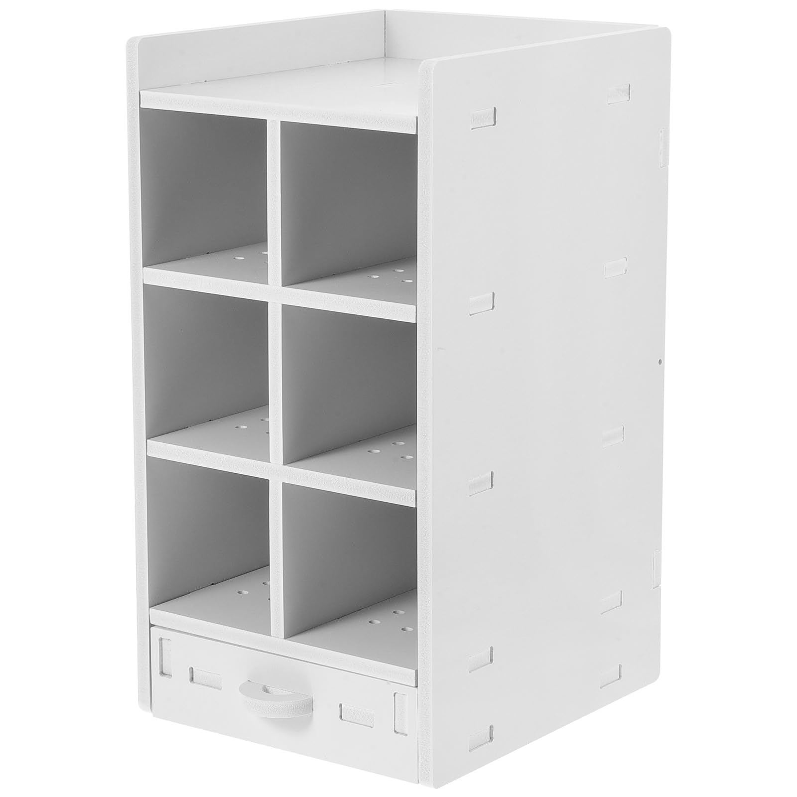 Portaombrelli Supporto da Pavimento in Legno Bianco Design a Scomparti Multiuso Resistente e Facile da Pulire per e Ospedali