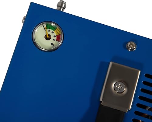 Miniatura 7 de Compresor de aire PCP, 4500Psi30Mpa Compresor de aire portátil de alta presión sin aceiteagua, alimentado por automóvil 12 V CC o 110 V CA con