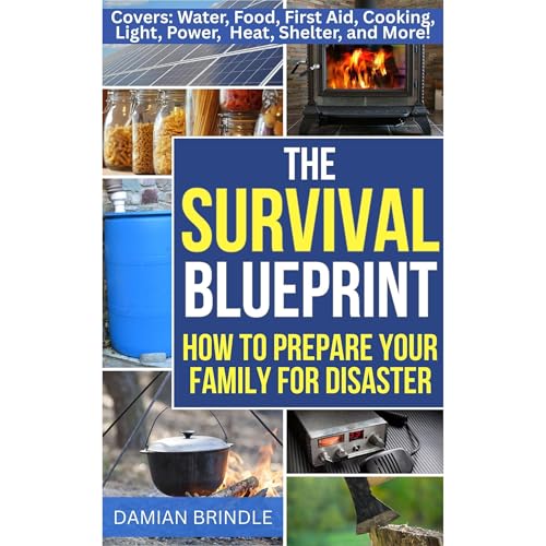 The Survival Blueprint Audiolibro Por Damian Brindle arte de portada
