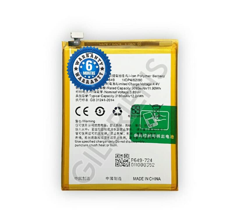 Image of Original BLP649 Battery for Oppo A83-2018 / CPH1729, CPH1821 /A1 / A83T / Battery with 6 Months Warranty****(P00251)