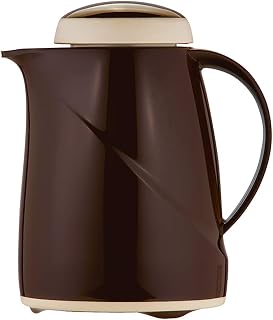 Helios Wave Thermoskanne Cappuccino 0,3L - 6h Heiß - Hält Getränke heiß & kalt Spülmaschinenfest – Leichter, robuster Kunststoffmantel – Ideal für Kaffee & Tee