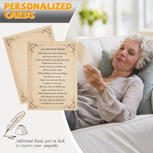Image of Sympathy Wind Chimes for Outside Deep Tone, Memorial for Loss of Loved One Prime, Bereavement Condolence Remembrance Funeral Gifts for Grieving Friends Loss of Mother Father