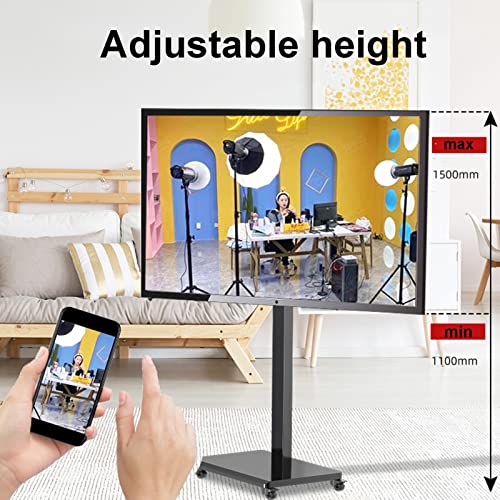 Soporte móvil para TV 26-55 pulgadas con ruedas y altura ajustable miniatura 3