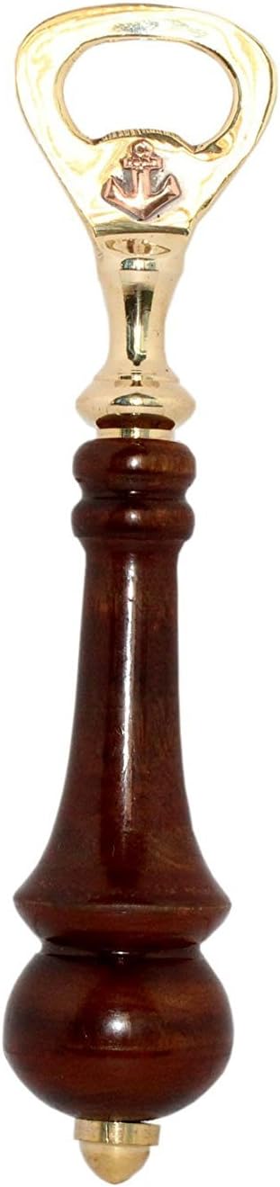 Bottle Opener Nautical Brass and Wood Anchor Bottle Opener, Brass and wooden Rustic Vintage Home Decor Gifts