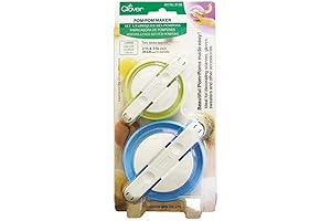 Clover Pom Pom Maker Large Size | Perfect for Fluffy Pompoms