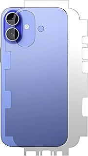 Matte Gelatin Back Sticker (Full Side) Anti-Fingerprint, Anti-Scratch Compatible with iPhone 16