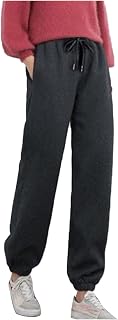 YOLAI Women's Casual Solid Lightweight Sweatpants Sporty Gym Athletic Fit Jogger Pants Drawstring Trousers