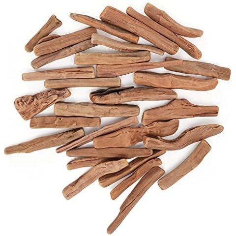 Kurtzy Natürliches Treibholz zum Basteln 8-13 cm Holz Stücke - Naturbelassene Holzstäbe zum Basteln & Terrarium Zubehör Cover