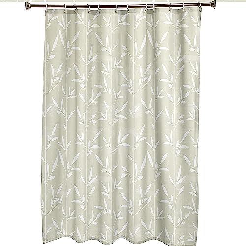 Rideau de douche polyester 300x200 cm grand format imperméable lavable - 7
